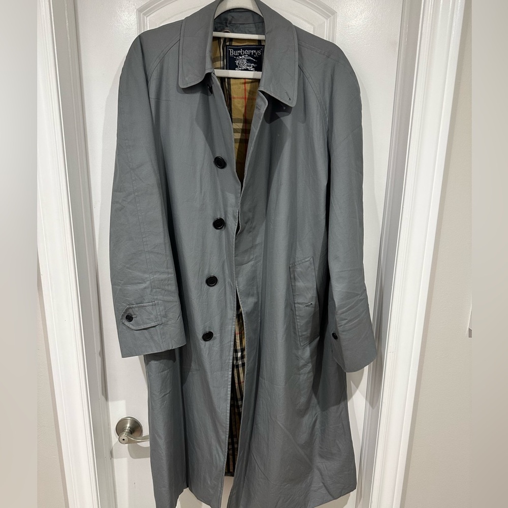 Burberry Vintage Car/Overcoat/Trench Coat with removable wool liner